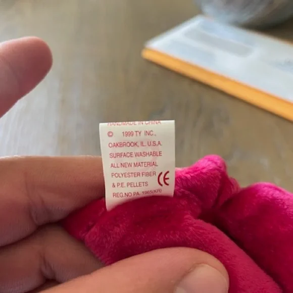 Very rare vintage beanie baby all the errors! - Picture 3 of 4